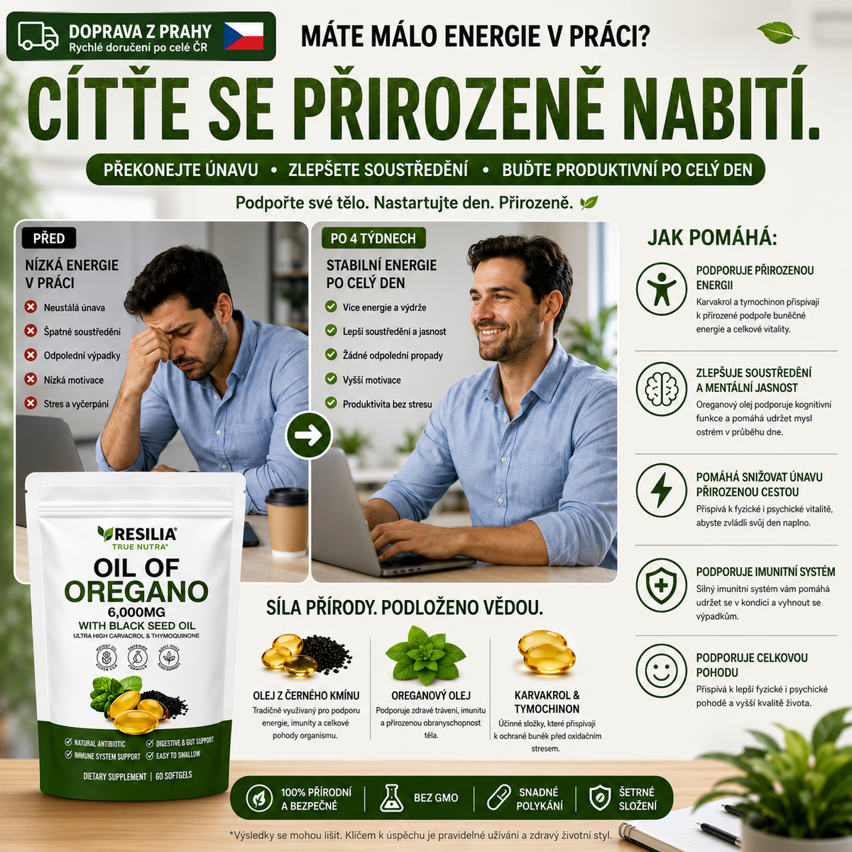 🌿 RESILIA OREGANOVÝ OLEJ ®️ 💚