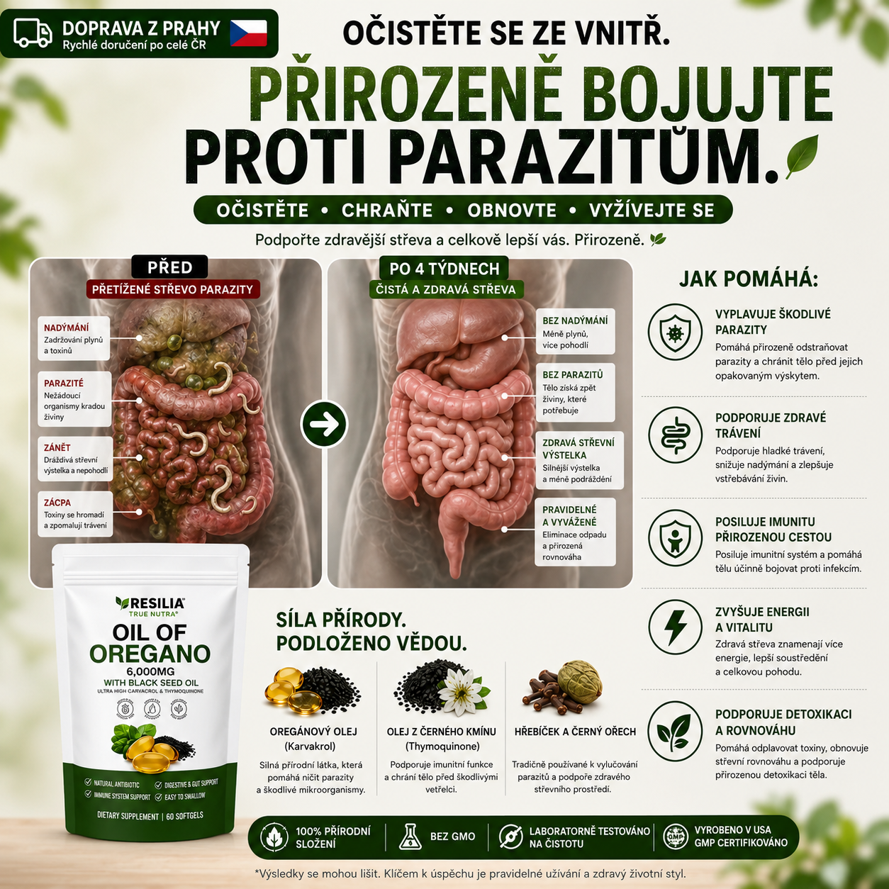 🌿 RESILIA OREGANOVÝ OLEJ ®️ 💚
