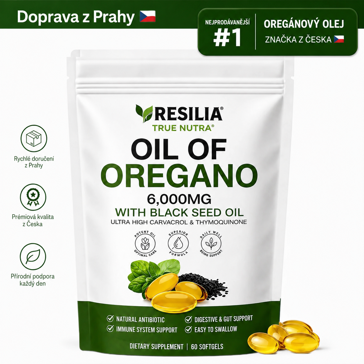 🌿 RESILIA OREGANOVÝ OLEJ ®️ 💚