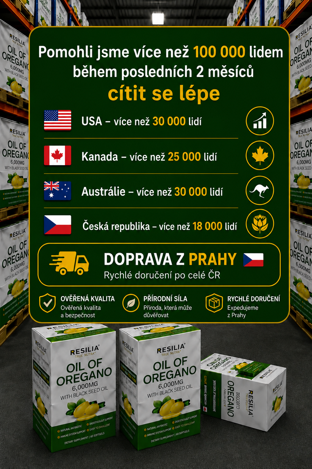 🌿 RESILIA OREGANOVÝ OLEJ ®️ 💚